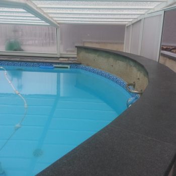 Pose carrelage abords de piscine Metz